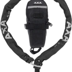 AXA RLC 100 Einsteckkette + Satteltasche