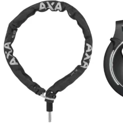AXA Victory Rahmenschloss + RLC 100 Einsteckkette + Satteltasche Set