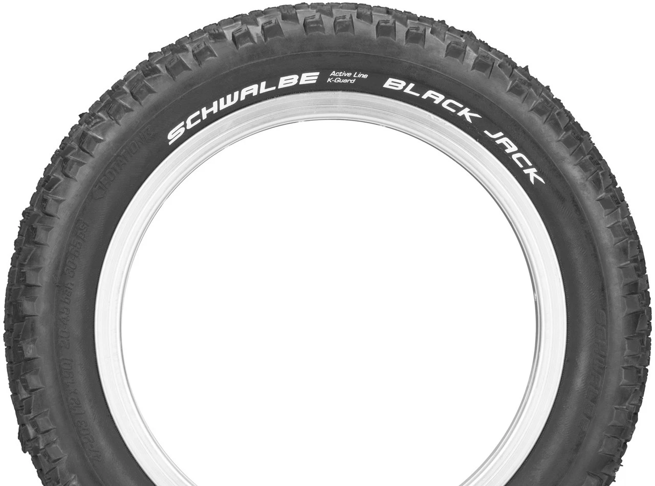 Schwalbe Black Jack 12" Drahtreifen 2 Schwalbe Black Jack 12" Drahtreifen – Bild 2