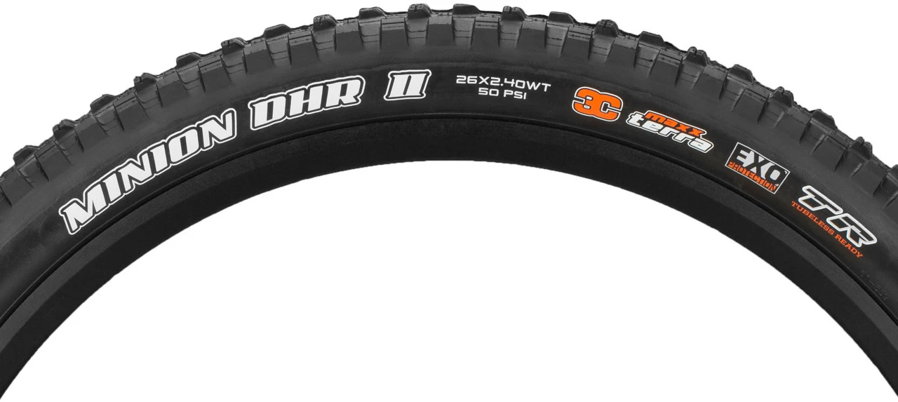 MAXXIS Minion DHR II 3C MaxxTerra EXO WT TR 26" Faltreifen 3 MAXXIS Minion DHR II 3C MaxxTerra EXO WT TR 26" Faltreifen – Bild 3