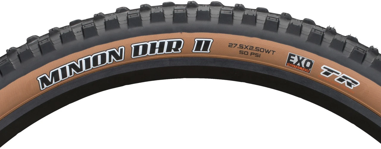 MAXXIS Minion DHR II Dual EXO WT TR Skinwall 27,5" Faltreifen 3 MAXXIS Minion DHR II Dual EXO WT TR Skinwall 27,5" Faltreifen – Bild 3