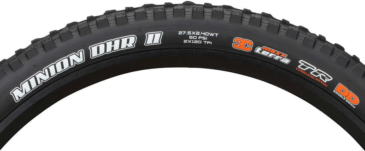 MAXXIS Minion DHR II 3C MaxxTerra DD WT TR 27,5" Faltreifen + E13 Tire Plasma 3 MAXXIS Minion DHR II 3C MaxxTerra DD WT TR 27,5" Faltreifen + E13 Tire Plasma – Bild 3
