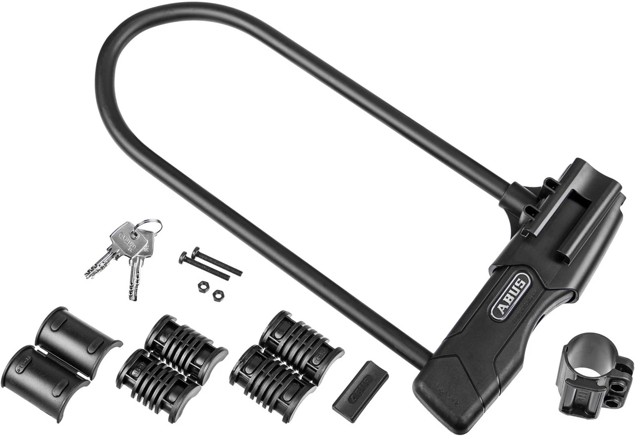 Abus Granit 460 Bügelschloss Mit USH 460 Halter 3 Abus Granit 460 Bügelschloss Mit USH 460 Halter – Bild 3