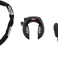 Abus Pro Shield Plus 5950 Rahmenschloss Mit Einsteckkette Und Satteltasche