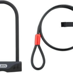 Abus Facilo 32 Bügelschloss Mit Cobra 10/120 Kabel Und USH Halter