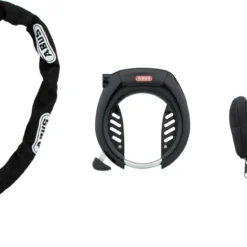 Abus Pro Shield XPlus 5955 NR Rahmenschloss+Einsteckkette+ST-Tasche - OEM